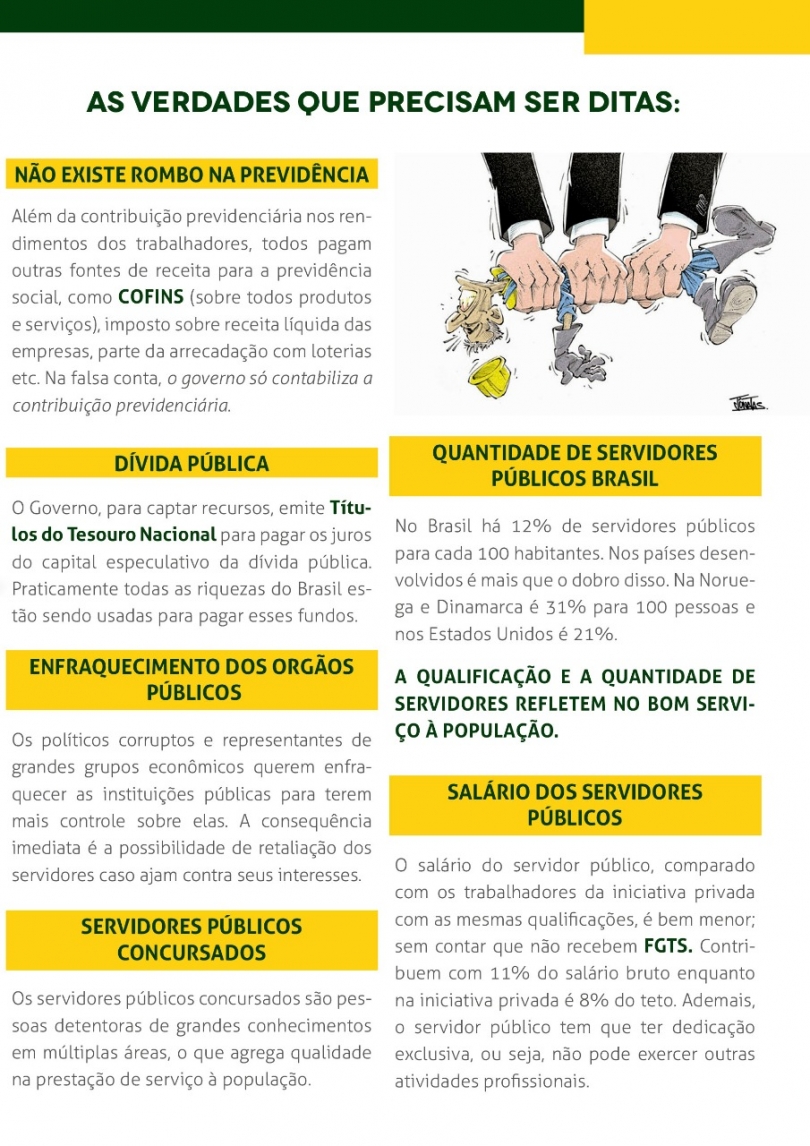 Sociedade Reflita a quem interessa o desmonte do serviço público (4)