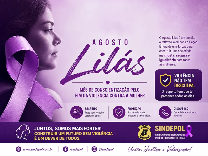 Agosto lilas sindepol